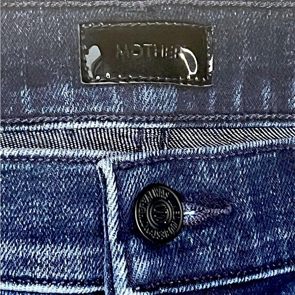 MOTHER High Waisted Rider Skimp Jeans in Catch Me If You Can Size 29 - Picture 6 of 12